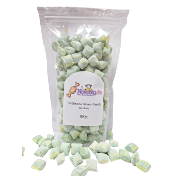 Preview: Naschig Waldmeister Vanille Brause Bonbons 400g